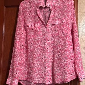 GAP Pink Floral Women's Blouse